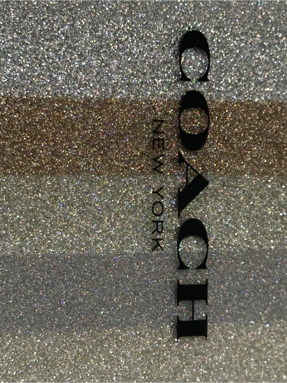 Coach Glitter Stripe Phone Case by Incipio - glitter stripes new without Box - Picture 5 of 8